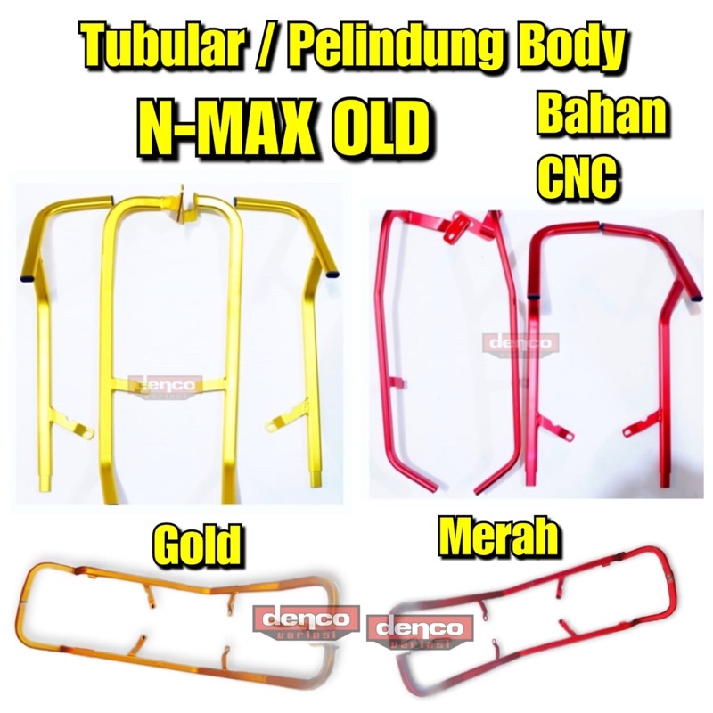 Crashbar Nmax old Lama Tubular Pelindung Body Frame Cover Guardset yamaha N max 2016 2017 2018 2019