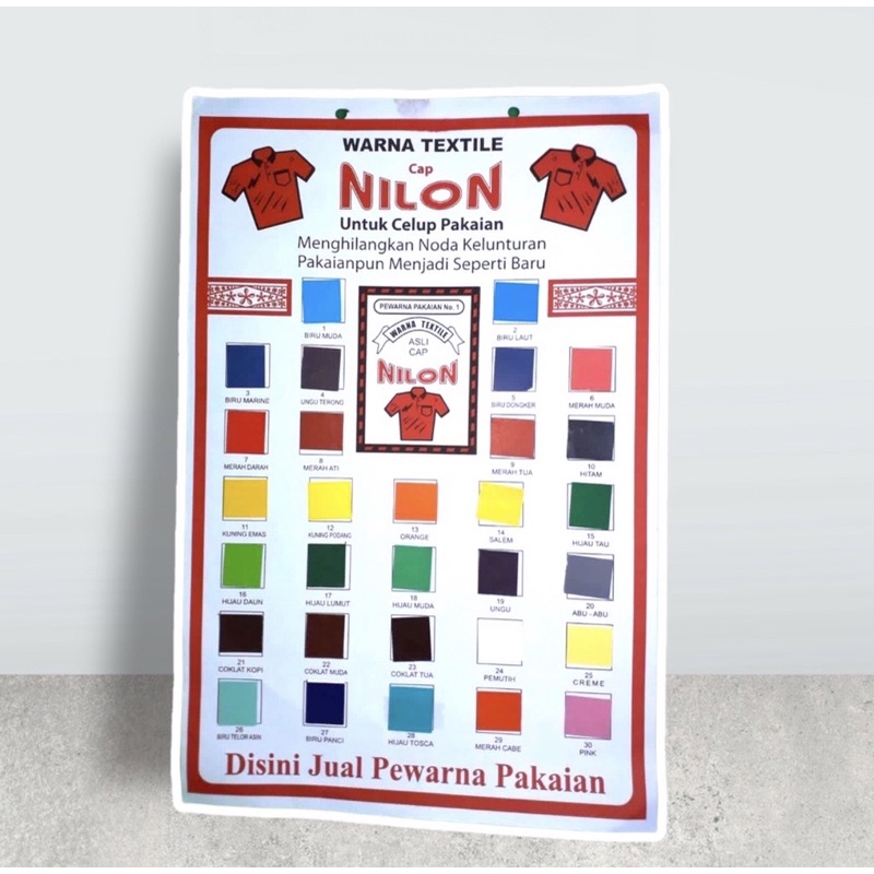 

Wantex / pewarna Pakaian / Cap Nilon