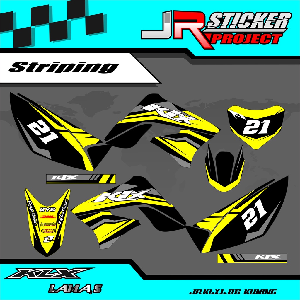 STRIPING KLX LAMA STIKER KLX LAMA KLX  LAMA 006