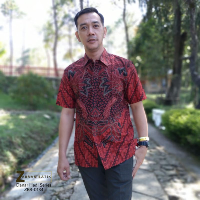 Baju Batik Pria Lengan Pendek Danar Hadi