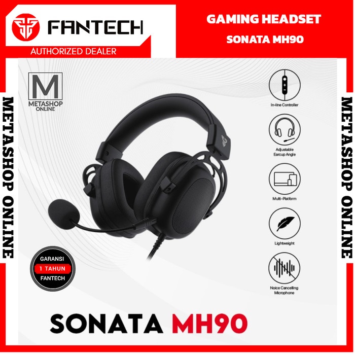 Fantech SONATA MH90 Headset Gaming Mobile PC PS XBOX SWITCH Headphone