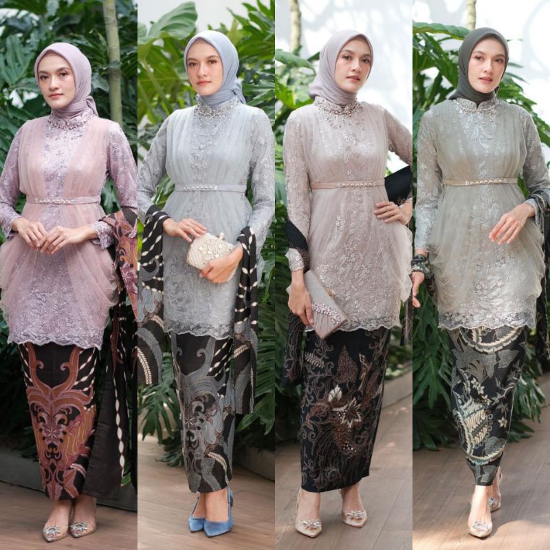 Set Kebaya Madina Kebaya Remaja Kebaya Wisuda Kebaya Tunangan Premium