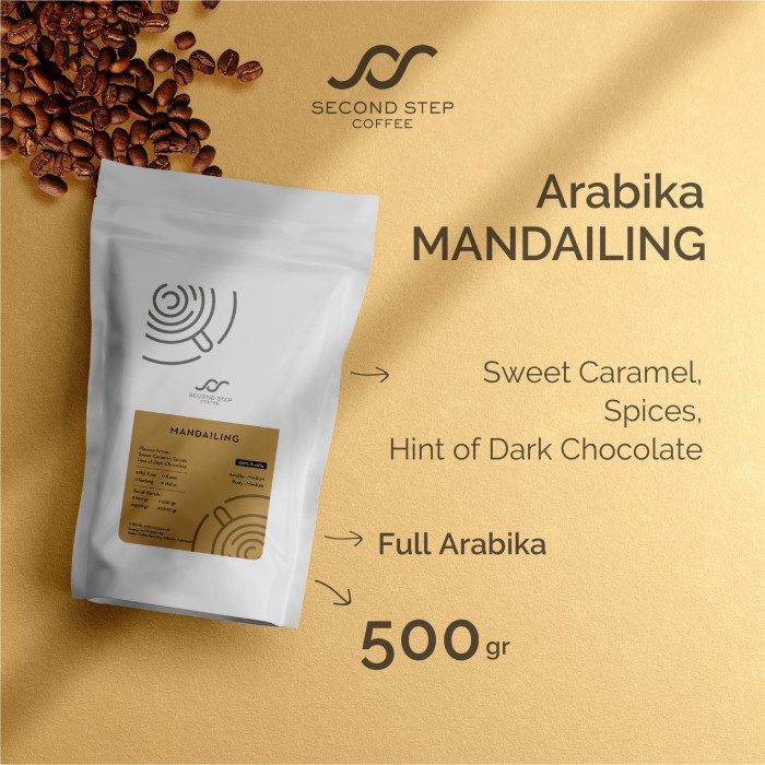 

KOPI ARABIKA MANDAILING MANDHELING ARABICA COFFEE BEAN 500G BIJI BUBUK