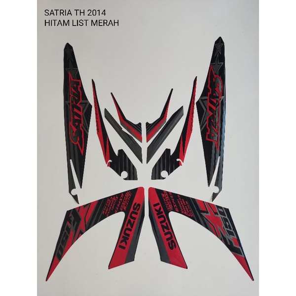 STRIPING ORI SUZUKI SATRIA Fu Th 2014