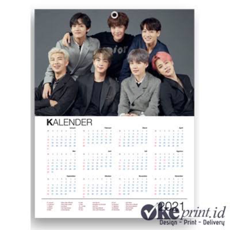 tambahan mata itik kalender