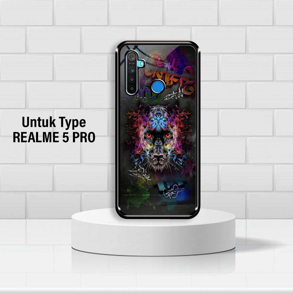 Case Realme 5 Pro - Hardcase Fullprint - Case Premium - Case Kilau - Untung Case 32 - Gambar ANMLS - Casing Realme 5 Pro - Silikon Realme 5 Pro - Case Realme 5 Pro Terbaru - Fashion Case - Pelindung Back Phone -
