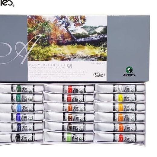 

Cat Akrilik Maries Acrylic Colour set 18
