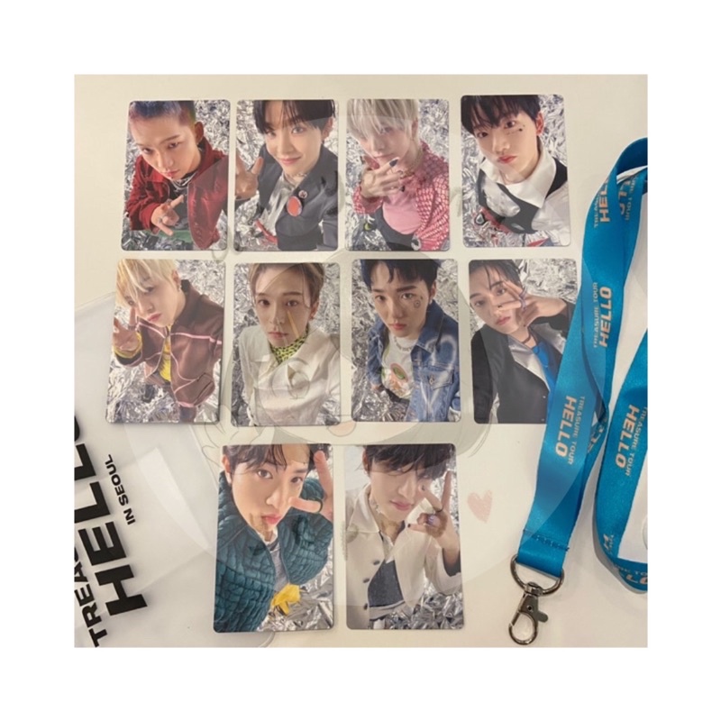 READY STOCK - TREASURE POB ( Photocard )HELLO CONCERT WEVERSE Membership
