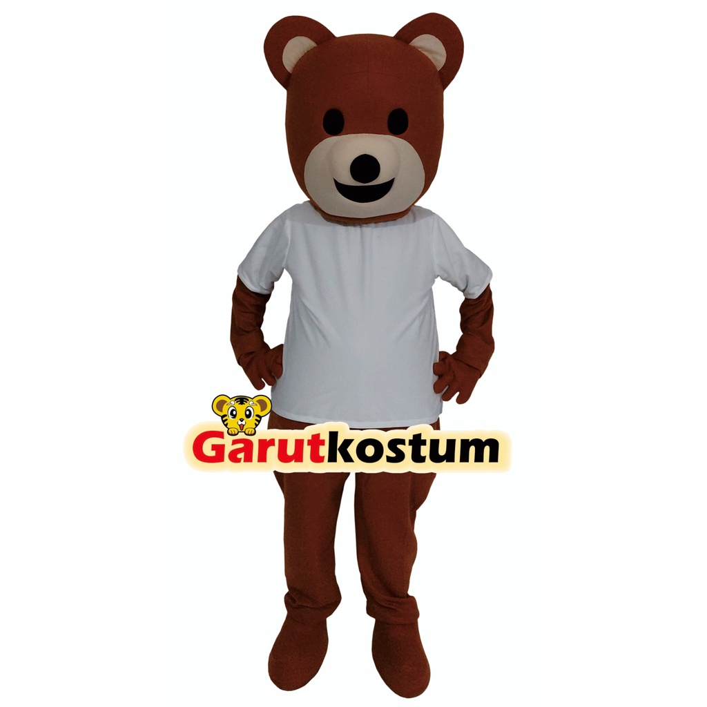 Kostum maskot badut beruang setelan dewasa lucu costume karnaval