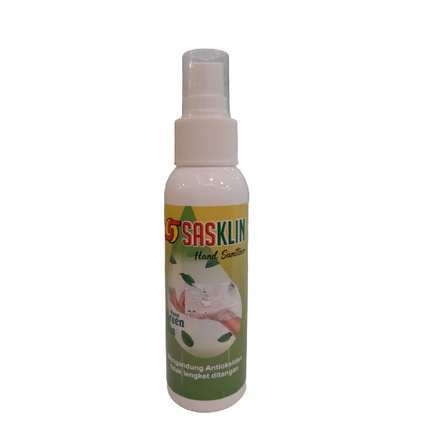 Hand Sanitizer Cair Spray 100ml Sasklin / Aseptik Spray Tidak Lengket