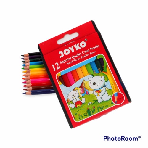 

Pensil Warna Joyko isi 12 Warna / Pensil Warna Kecil isi 12 Varian Warna MS