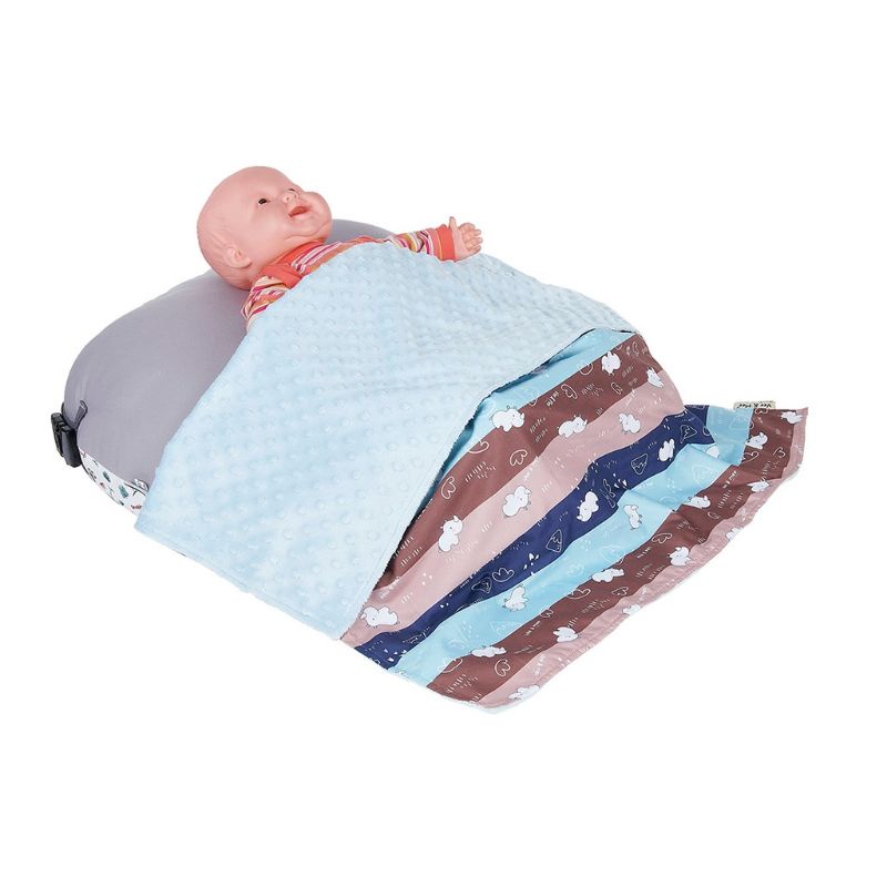 Vee&amp;Mee VMB5010 Baby Blanket Minky Rhino Series