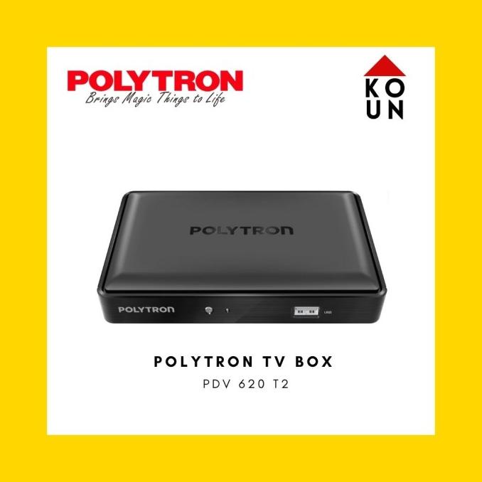 DVB T2 Set Top Box Polytron PDV 620T2 / Polytron STB PDV 620 T2 / ORI