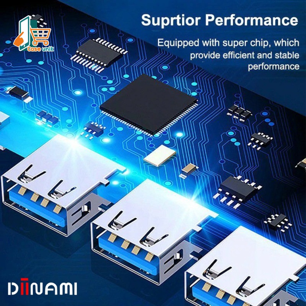 DIINAMI G05 Kabel Adapter USB Hub Type C Cable Multi Port 4 in 1 to USB 3.0 Macbook Air Pro 2020 2021 M1 CS4976