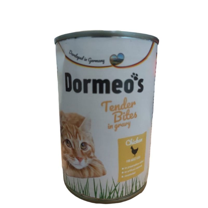 Makanan Kucing Import Wetfood Dormeos Kaleng 415Gram