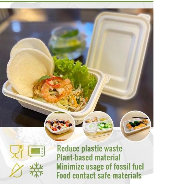 

CONTAINER BOX SEKAT DCB03 + TUTUP ( BAHAN EKSTRAK JAGUNG )- 25 pcs