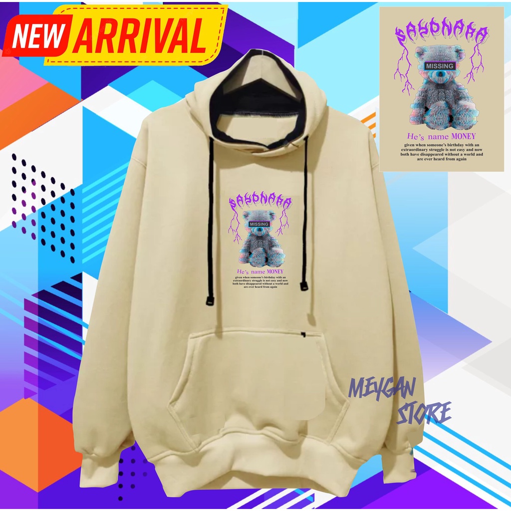 Sweater Wanita Teddy BAER Lucu Terbaru Hoodie Premium Boneka Tebal BEST SELLER