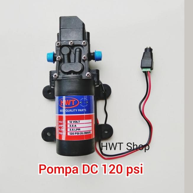 Dinamo Pompa Air Pompa Air DC 12V Paket Adaptor Dinamo Pompa
