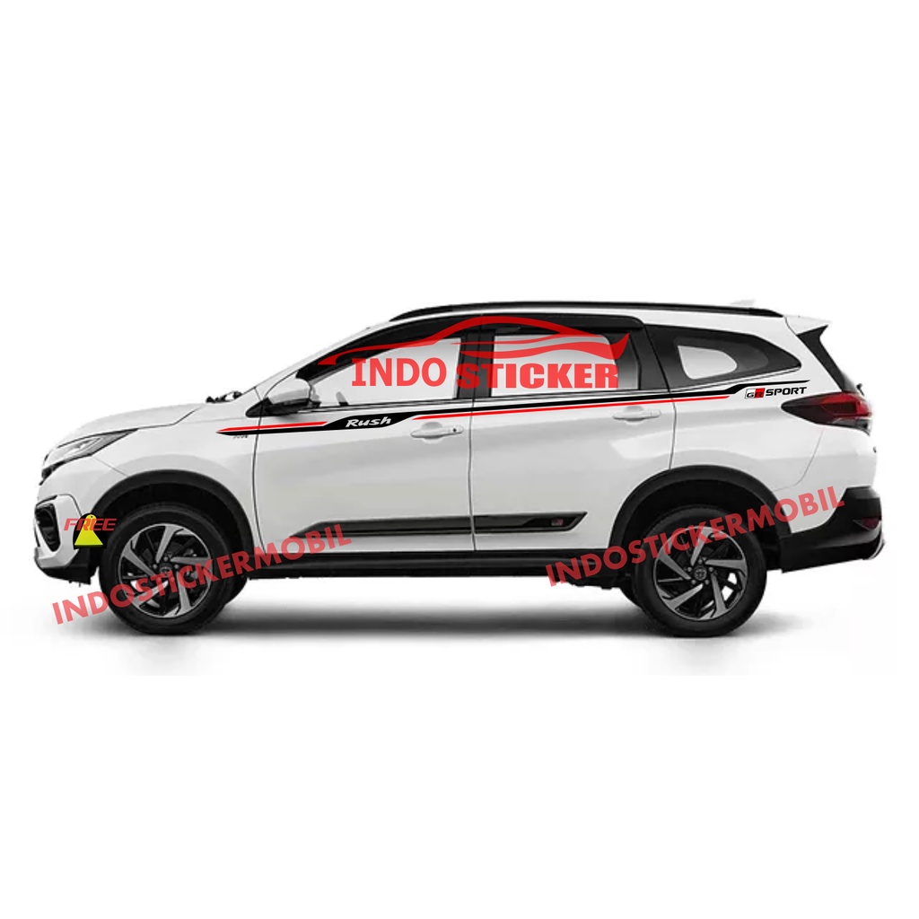 STICKER STIKER RUSH GR STICKER MOBIL TOYOTA RUSH GR GAZO RACING SPORT TERBARU