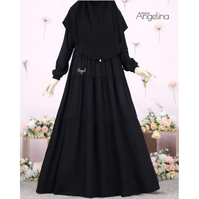 Homedress Atelier Angelina-Bella Embroidery Black