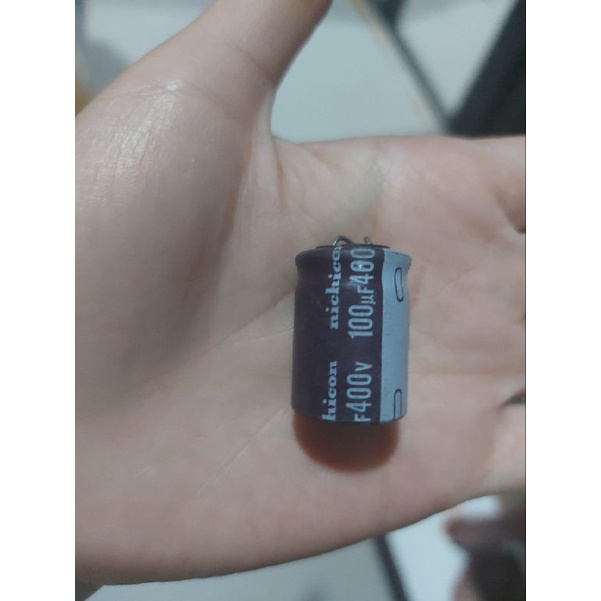 Elco Elko Kapasitor Capacitor 100/400 100uF/400 100/400V 100uF/400V 100uF/400 100/400V HQ 100uf 400v Isi Full Kualitas Bagus