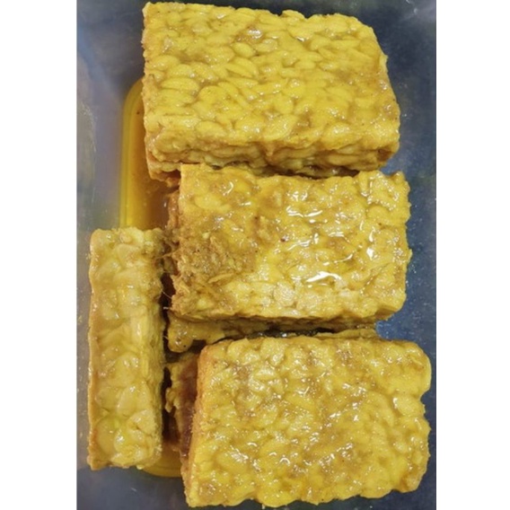 

tempe ungkep bumbu kuning isi 10 per pack