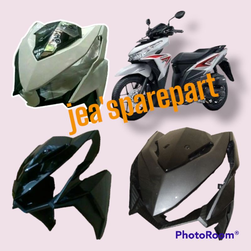 Cover Paket body sayap tameng dasi garnis lampu depan Vario 125 150 LED 2015 2016 2017 2018