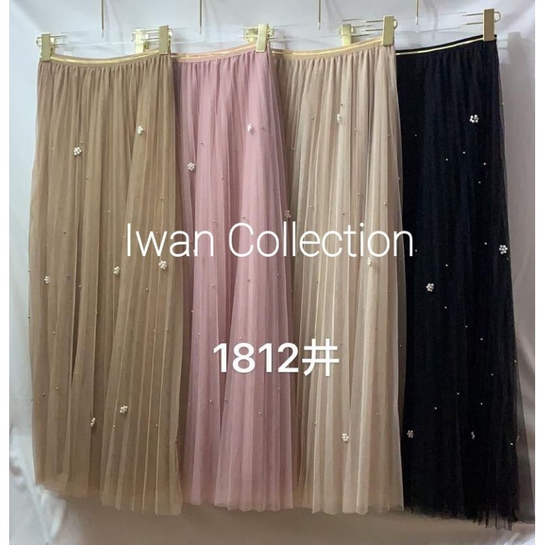 Rok Tutu Import 4 lapis Mutiara full seri 1812#
