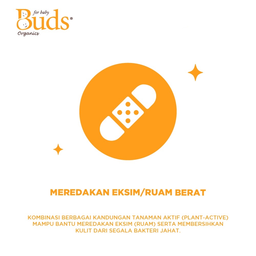 BUDS ORGANICS SUPER SOOTHING INTENSIVE REPAIR CREAM LOTION IRITASI LUKA 30ML