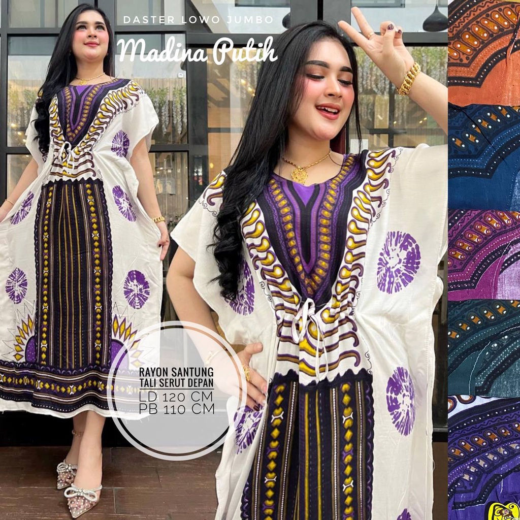 Daster Jumbo Pendek Kelelawar Lowo Wanita Kekinian Bahan Rayon Terbaru