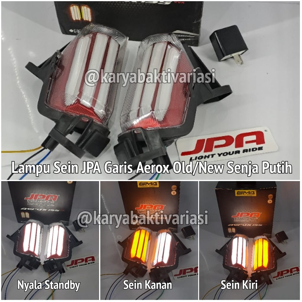 Lampu Sein JPA Aerox old & New Putih