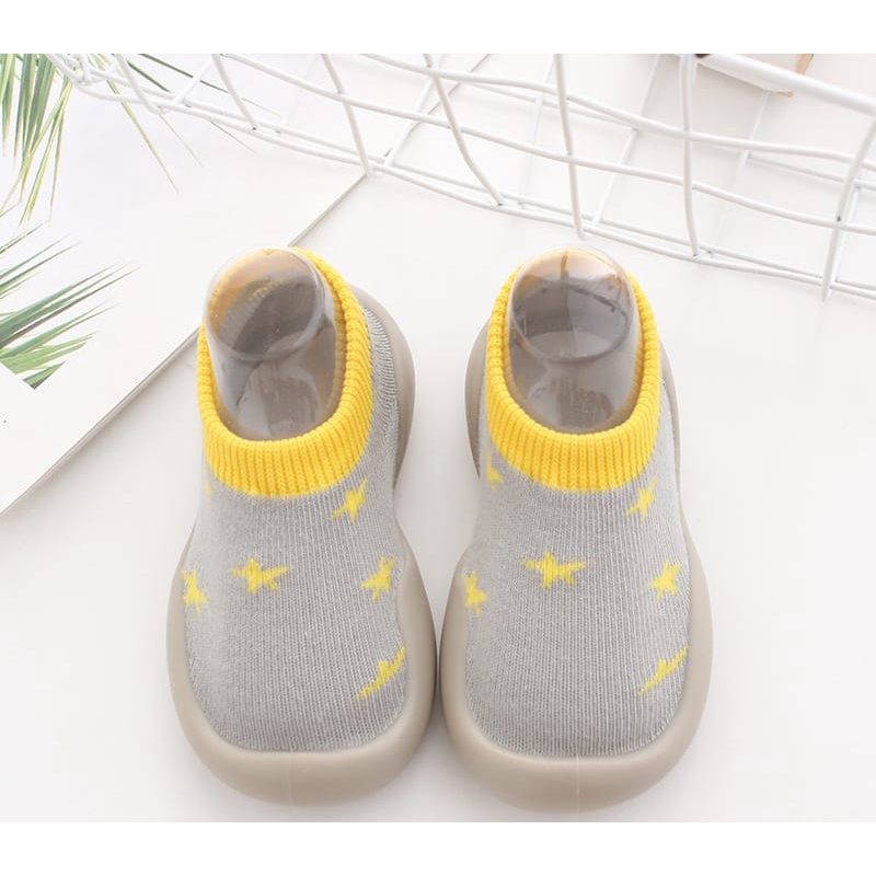 Sepatu Bayi Unisex/ Sepatu Anak Prewalker/ Skidder Bayi Alas Karet SK20 LYME