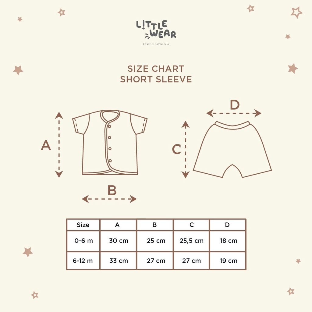 Baju pendek setelan Little Wear short sleeve by Little Palmerhaus