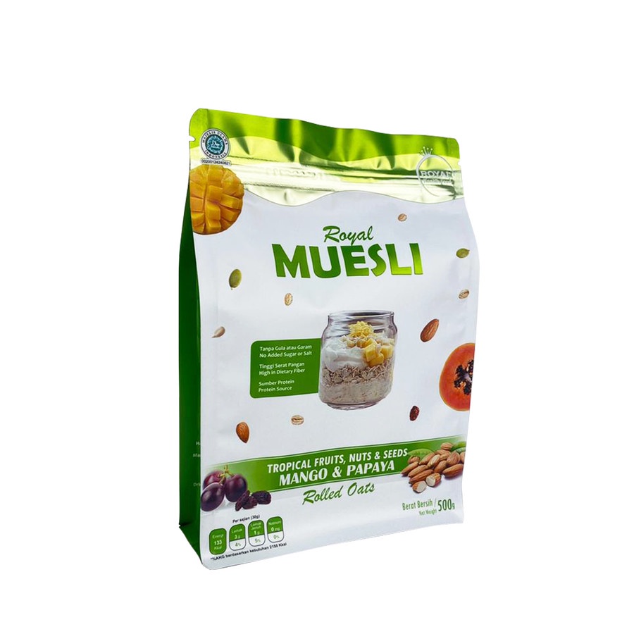 

Royal Muesli Mix plus Mango and Papaya 500 gram