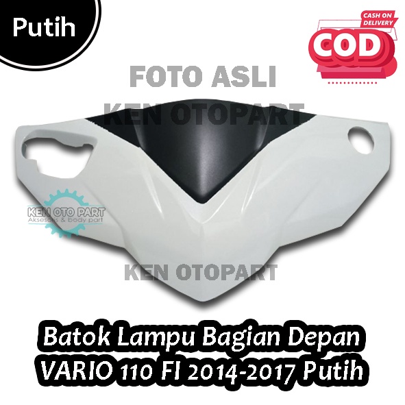 Batok Kepala Depan Vario 110 FI 2014-2017 PUTIH / Cover Batok Depan