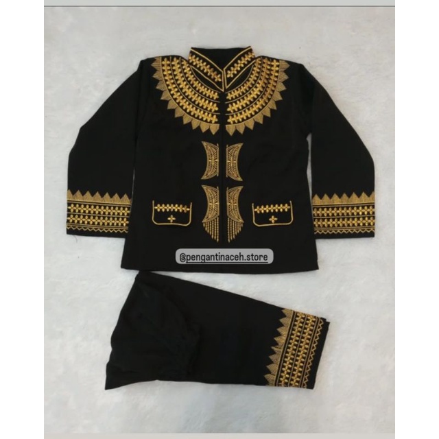 Baju Adat Aceh Laki-Laki Anak/Set Pakaian Adat Aceh Anak Laki