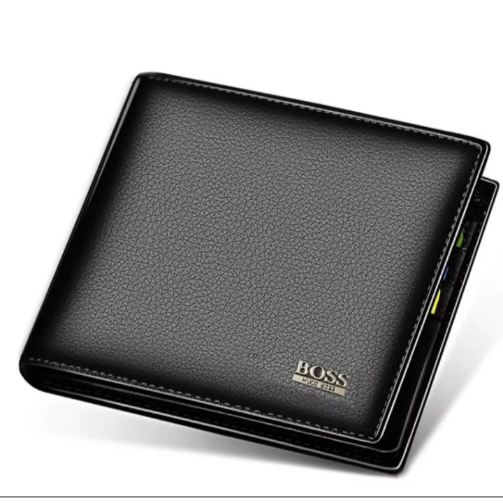 GRATIS ONGKIR dompet pria kulit sintetis dompet lipat pria termurah + free box dompet DOMPET PRIA KE