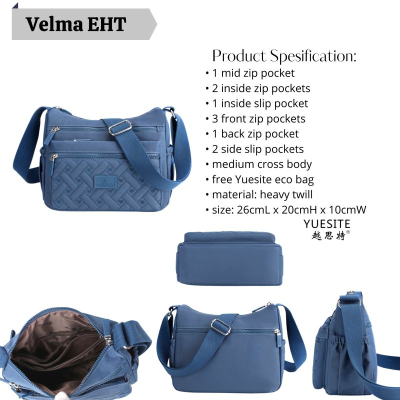 Tas selempang wanita medium sling bag yuesite velma original cyutebags