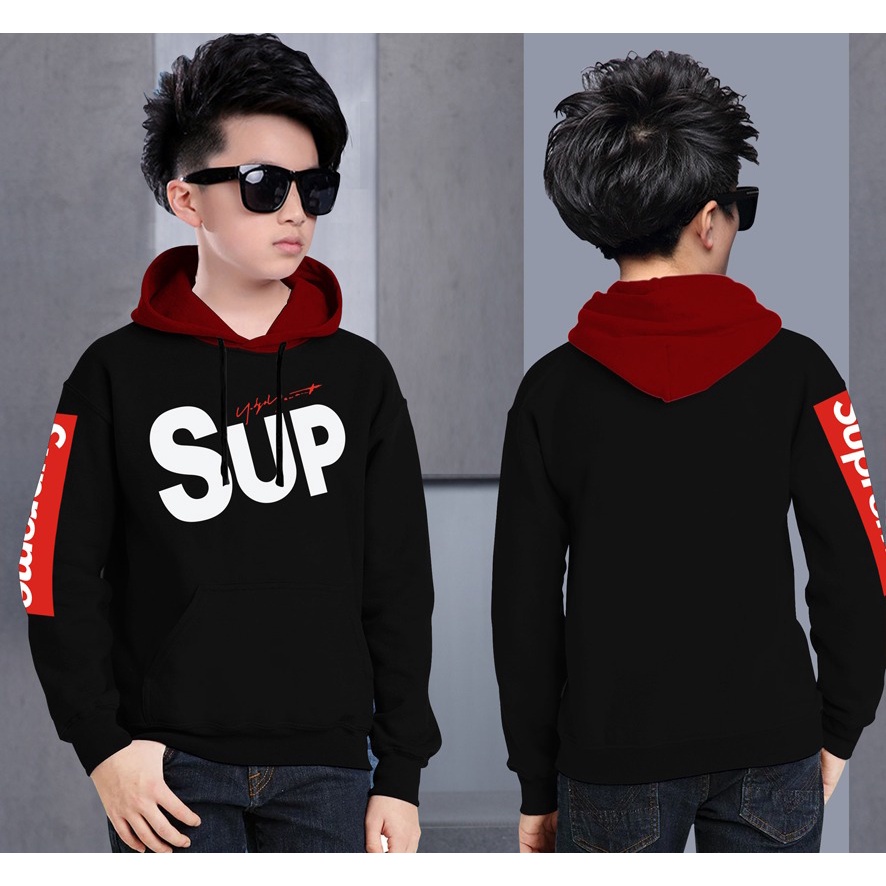 Hoodie Anak SUP  Anak Gaming Bahan Fleece Tebal /Jaket Anak Laki Laki/Jaket Anak Terbaru/4-11 Tahun