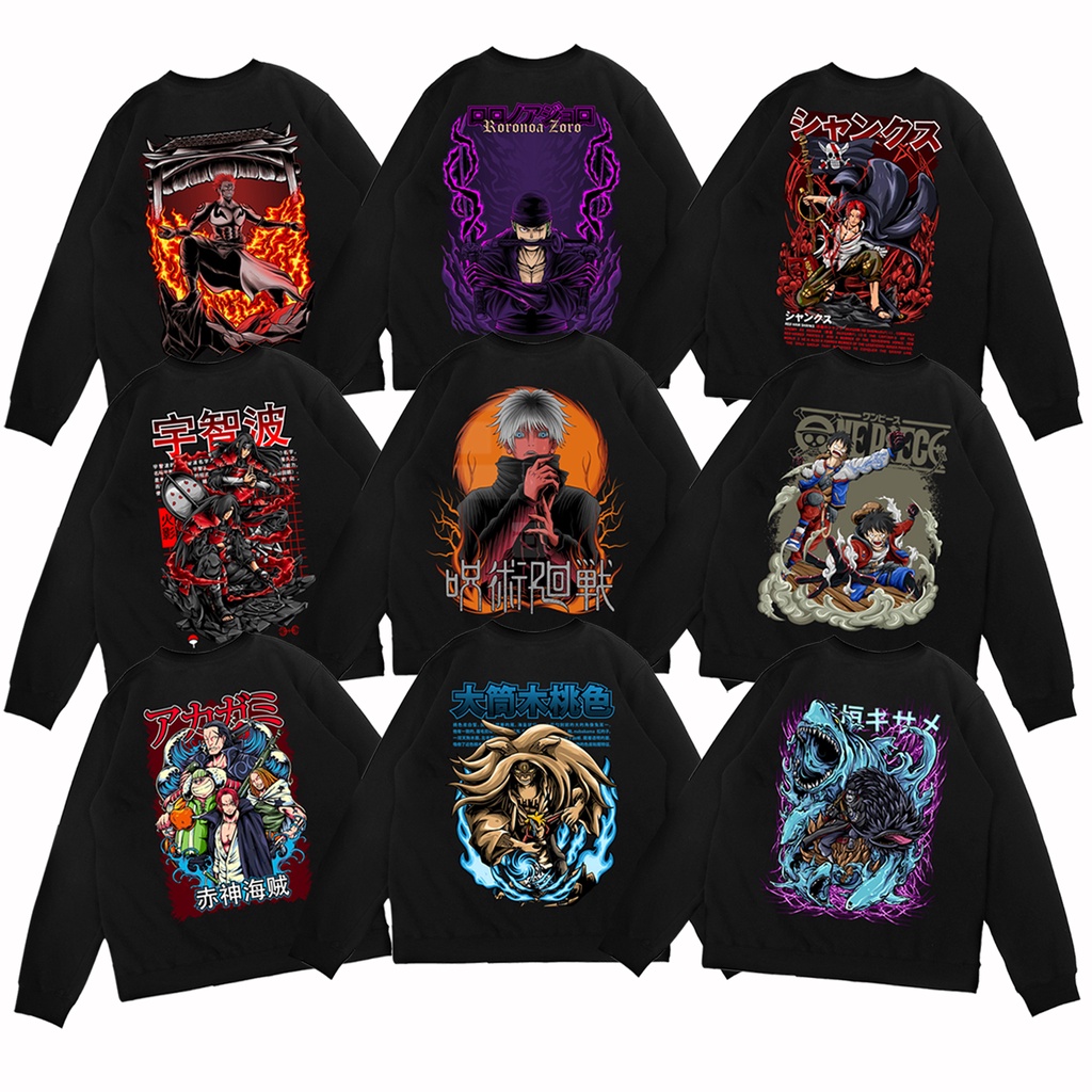 Sweater Crewneck Anime Manga King Of Curse Ryomen Sukuna Jujutsu Kaisen Sweater Kisame Hoshigaki Senju Uchiha Naruto Otsutsuki Momoshiki Sweater Pirate Agakami Shanks One Piece Red One Piece Film Roronoa Zoro Sweater Satoru Gojo Jujutsu Kaisen  SIGN CLOTH