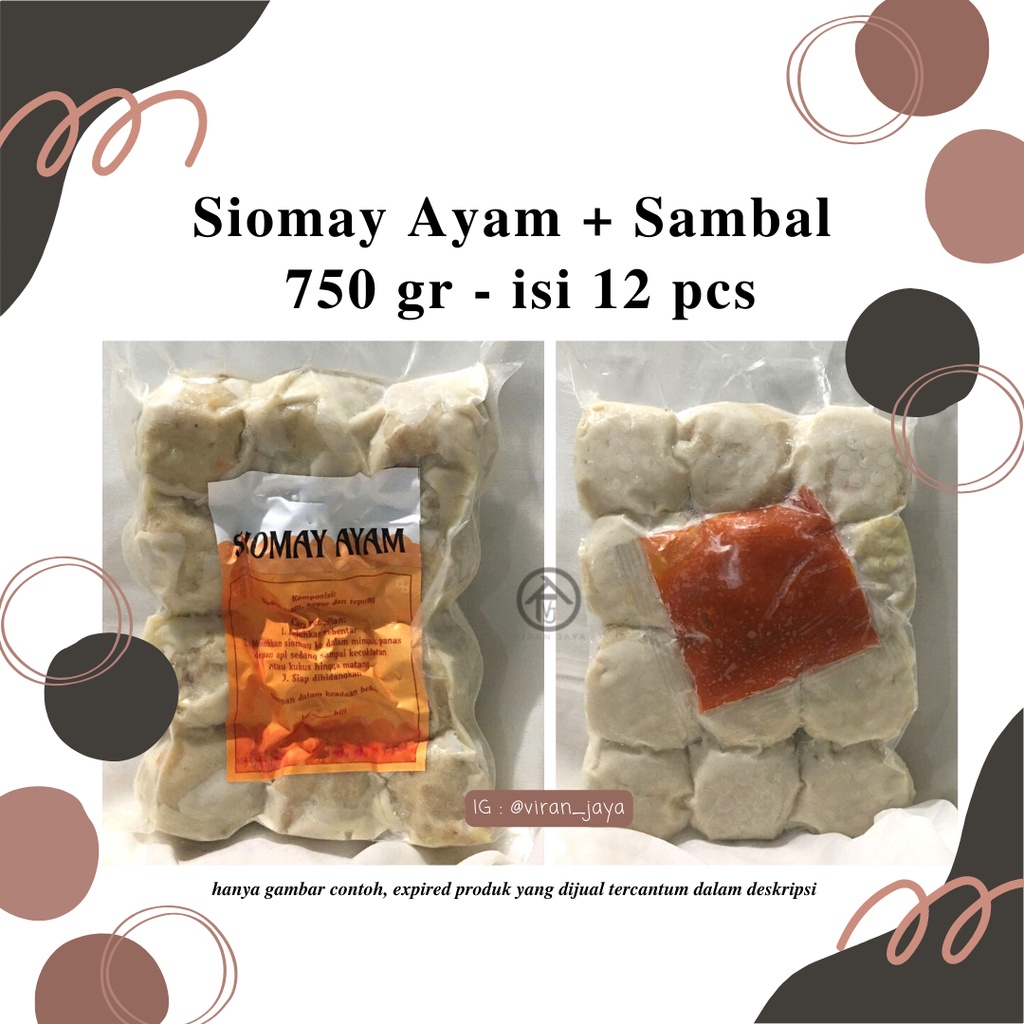 

Siomay ayam homemade dan halal isi 12 pcs - Siomay Frozen