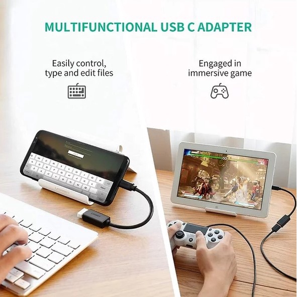 UGREEN OTG Type C To USB 3.0 Charging Dan Data Transfer Speed up to 5 Gbps