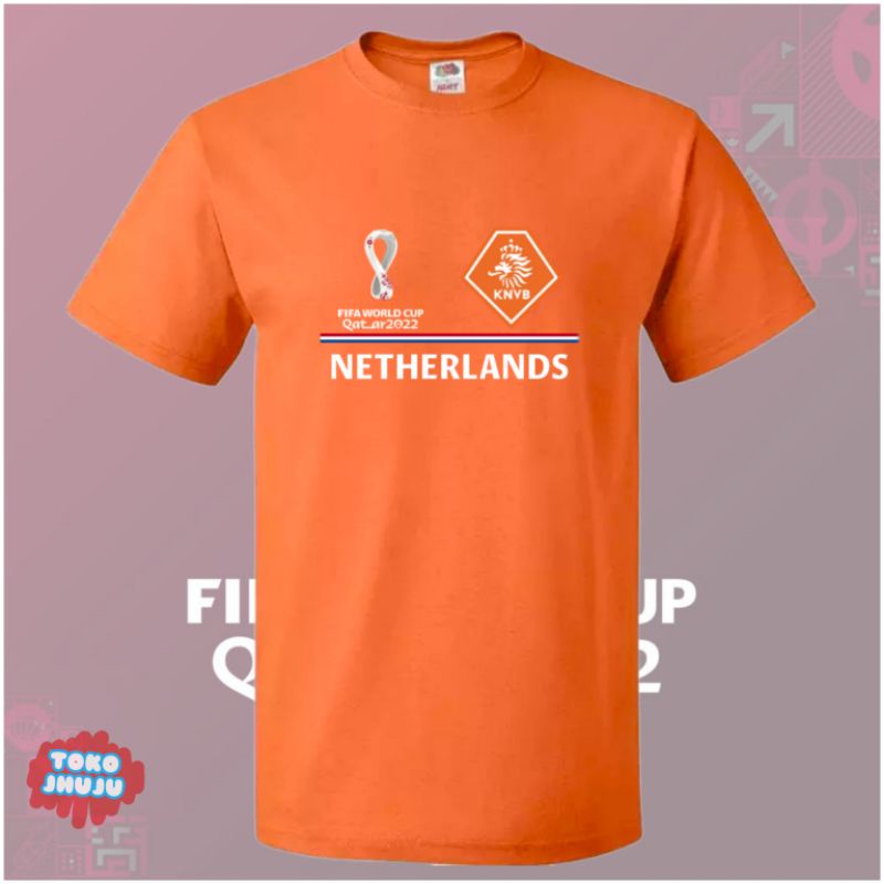 Baju Kaos Piala Dunia World Cup 2022 Team Netherlands