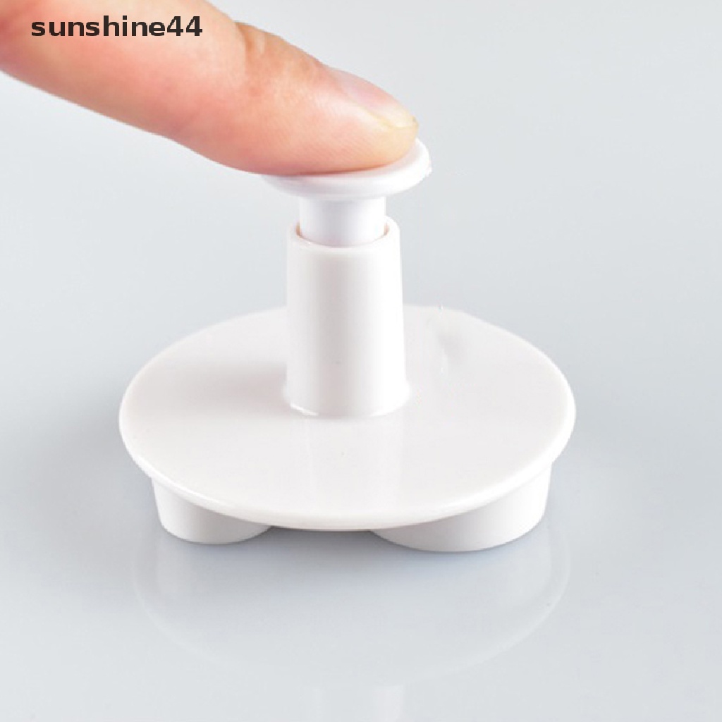 Sunshine 4Pcs Cetakan Pemotong Fondant Bentuk Mobil 3D DIY