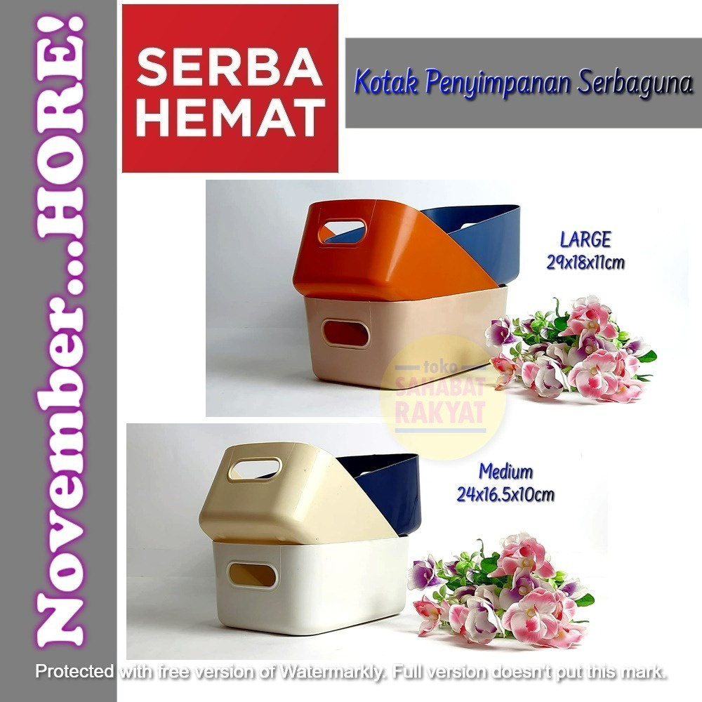 Kotak Penyimpanan/Storage Box Serbaguna HM001