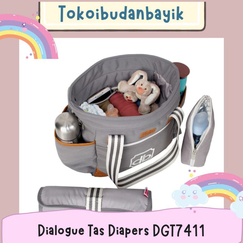 Dialogue Baby Tas Sedang 3 in 1 Set Classy Series DGT7411/DGT7410
