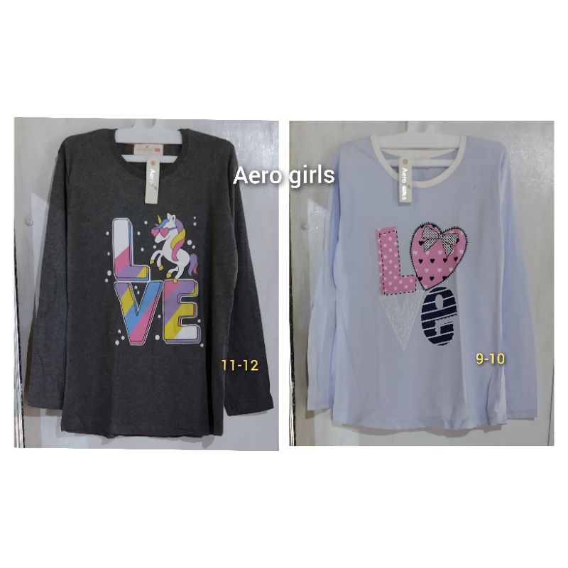 Aero girls kaos anak perempuan