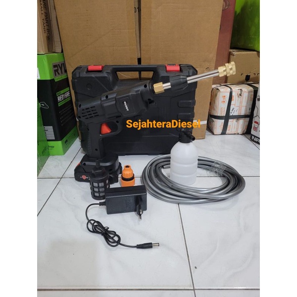 Mesin Steam Cuci motor Mobil  Cordless baterai cas 12V