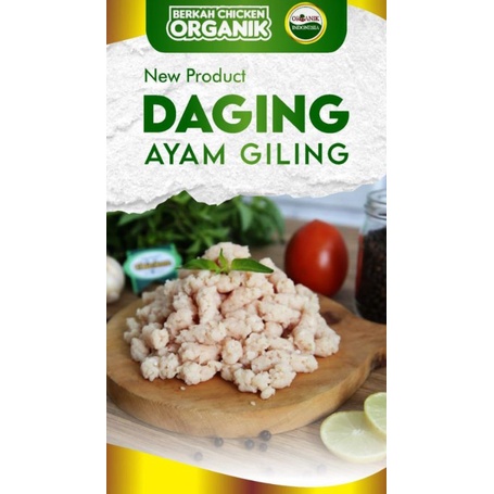 

Daging Ayam Organik Giling Berkah Chicken 500 gram