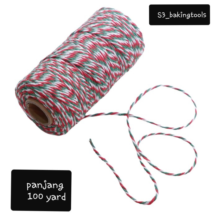 

}}}}}}] Tali rami tali hampers natal christmas 100 yard